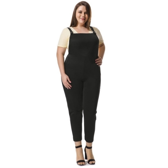 Agnes Orinda Plus Size Pinafore Overalls 1XL - Picture 6 of 9